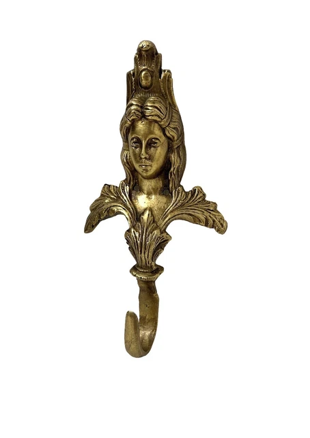 Brass Lady Style Hook Coat Hanger Key Robe Hanging holder Towel Hooks Coat Rack