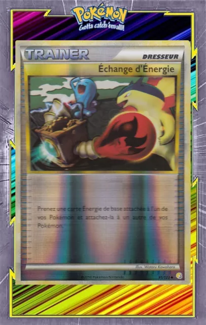Echange d'Energie Reverse - HS01 - 91/123 - Carte Pokemon Française