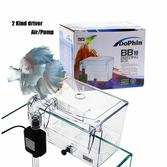 Aquarium Fish Tank Breeding Box Breeder Incubator Hatchery Baby Trap Isolation