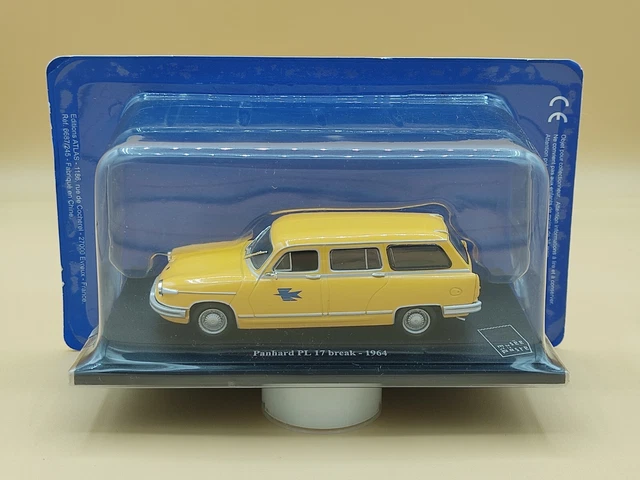 1/43 Panhard PL 17 Break 1964 "La Poste" Norev Atlas