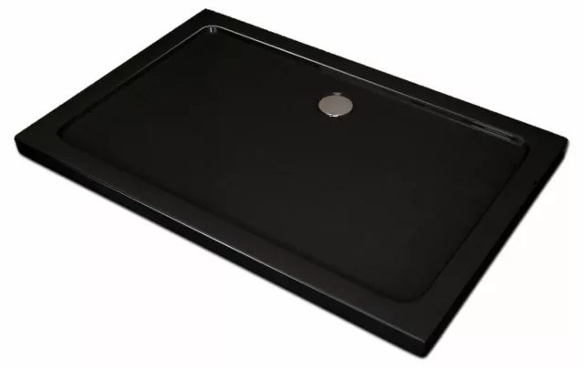 120 x 90 cm Acryl Duschtasse (schwarz) Duschwanne Dusche Acrylwanne Brausewanne