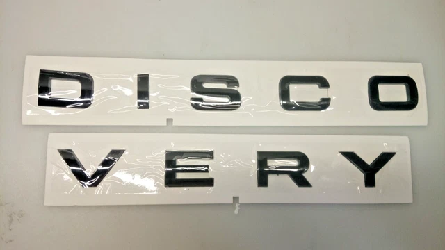 小物 Brand  Discovery DISCOVERY 5 Gloss Black emblem Rear Badge Boot Tailgate Lid