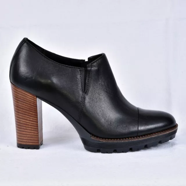 Peperosa Bottines Femme Bottes Noir Chaussures Cuir Neuf 39 40