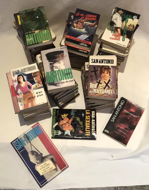 1 Lot De 89 Livres de San Antonio Fleuve Noir