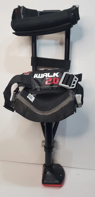 iWALK 2.0 Hands Free Mobility Knee Walking Crutch Pain Free Vibram 275 lb Limit