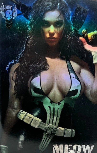 Miss Meow #7 Castle Punisher Shikarii Trade Dress Foil Limited Edition #20/20