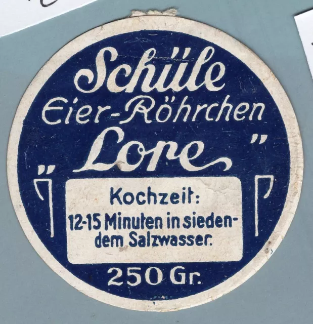 ES2076 Poster stamps advertising: Schule Eier Rohrchen Lore