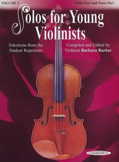 Solos for Young Violinists , Vol. 3: Selections from the Student Repertoire by B