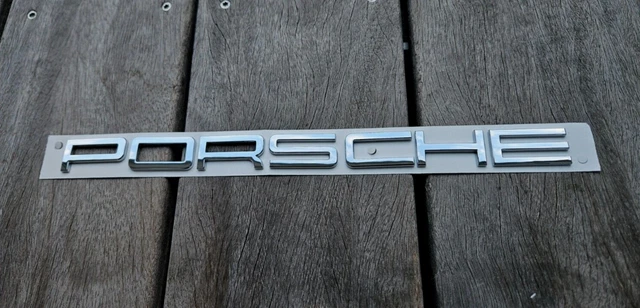 ORIGINAL PORSCHE 991 911 CARRERA 4S SCHRIFTZUG CHROM NEU
