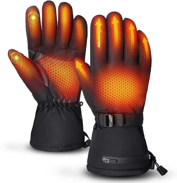 Heated glove Gant Chauffant Rechargeables avec 3 Réglages de Chaleurs