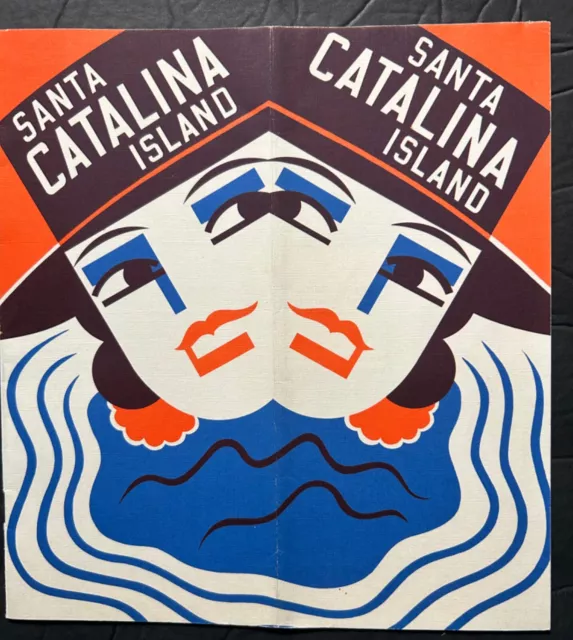 1930s Great Deco Cover Catalina Island Tourist Booklet