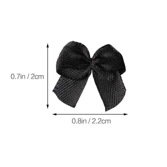 100 Pcs Baby Shower Cats Black Bows Girl Hair Bows Accessories 3