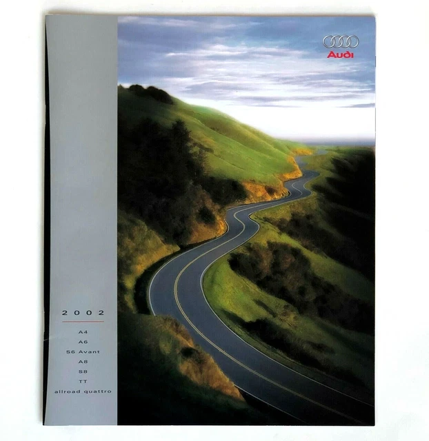 2002 Acura Sales Brochure Full Line Car A4 A6 S6 Avant A8 S8 TT Allroad Quattro