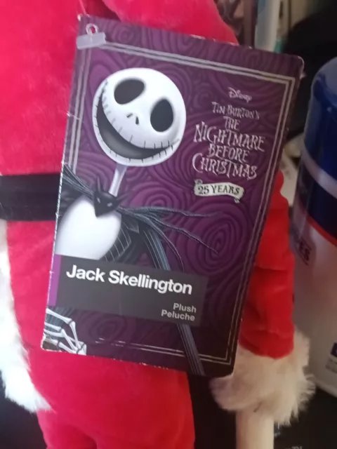 NIGHTMARE BEFORE CHRISTMAS SANTA JACK PLUSH 25th Anniversary Edition NWT 2