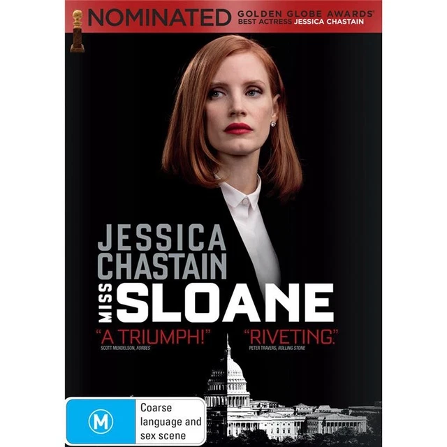 MISS SLOANE-Region 4-Jessica Chastain-New AND Sealed