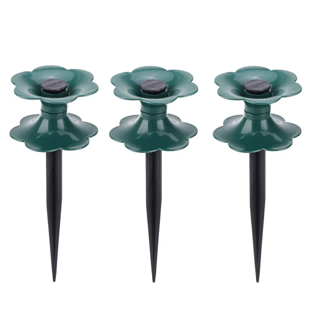 Pali per Orchidee Rivestiti in Plastica da 10 Pezzi, Pali per Piante da Giardino in Metallo con Clip di Fissaggio per Viti da 15 Pezzi, Pali per Orchidee Rivestiti in Plastica Verde(23.7IN