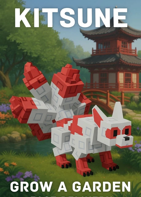 thumbnail image 2 of Kitsune Pet For Roblox Grow A Garden – Fast Delivery, Cheapest Price, Personalise With Username 2 of 5