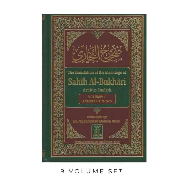 Sahih Al-Bukhari Arabisch und Englisch mit Erklärung (9 Bd. Set) Hard Back