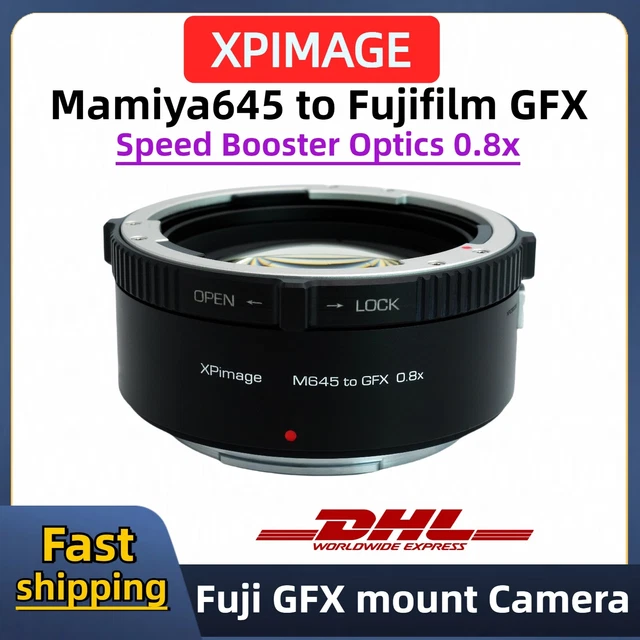 XPIMAGE OPTICS Focal Reducer adapter for Mamiya645 Lens to