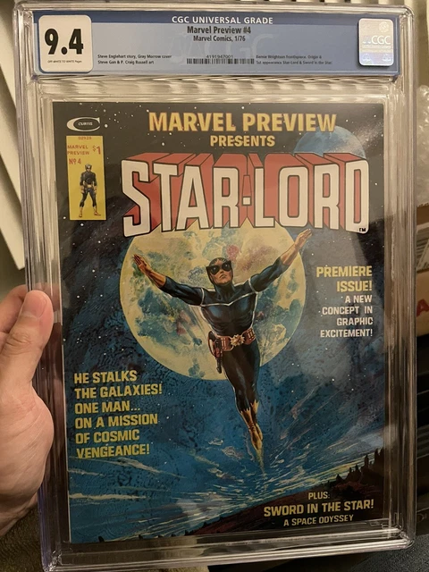 Marvel Preview #4 CGC 9.4 1st appearance of Starlord!!!