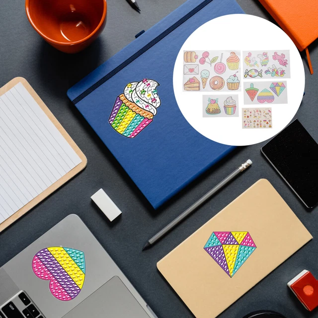 1 Set flower sticker -Kleberaufkleber Kinder Diamant Zeichnung Aufkleber Diamant