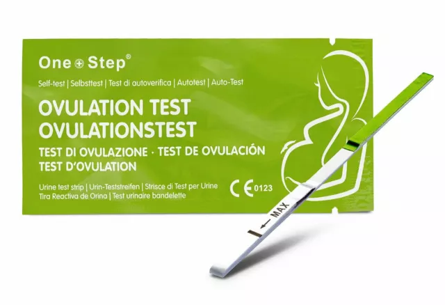 50 TEST OVULAZIONE ONE STEP Sensibilità 20mIU/ml GIORNI FERTILI STRISCE