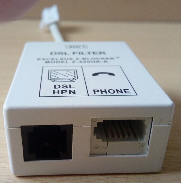 DSL FILTER Excelsus technologies Inc. Excelsus Z-Blocker model Z-420UK ...