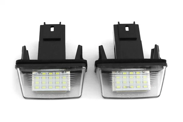 Feux De Plaque D’immatriculation LED Pour Opel/Vauxhall - Blanc 6000K - Étanches IP67 - Plug & Play - 12