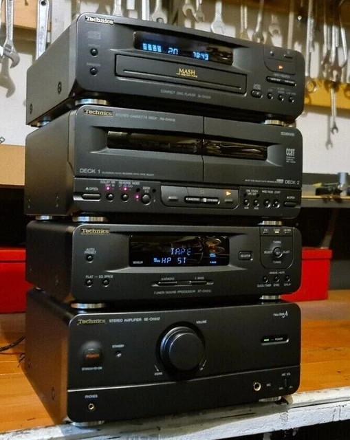 VINTAGE TECHNICS CD/TAPE/AMPLIFIER Component Stereo System Units/Made