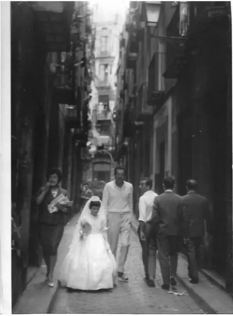 ORIGINAL PRESSEFOTO: Barcelona Street Photography 1960s  - Peter Steffen