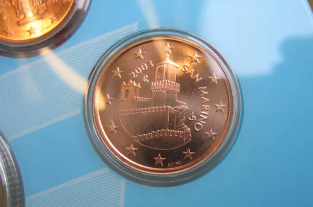 SAN MARINO 2003 5 Cent aus dem Kursmünzensatz