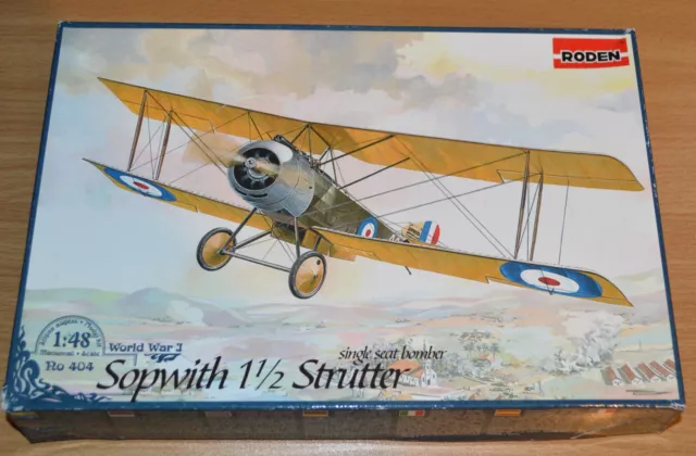 1/48 Scale RODEN SOPWITH 1 1/2 STRUTTER RAF WW1   RO404  Complete