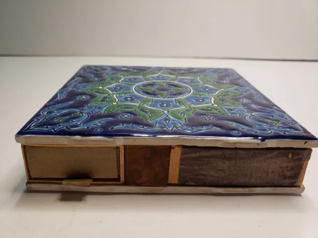 Hand Made by Nassos Keramik Tile Matchbox 2