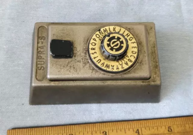 Vintage Supra-S Lock box - Challenge Lock - Combination