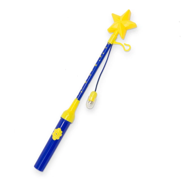 Laternenstab elektrisch 34cm Stern Gelb Rot Grün St Martin Umzug Junge Lampion