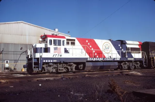 Scl 1776 U36B Richmond Va (Seaboard Coast Line) Original Slide 02-19-73 T18-5