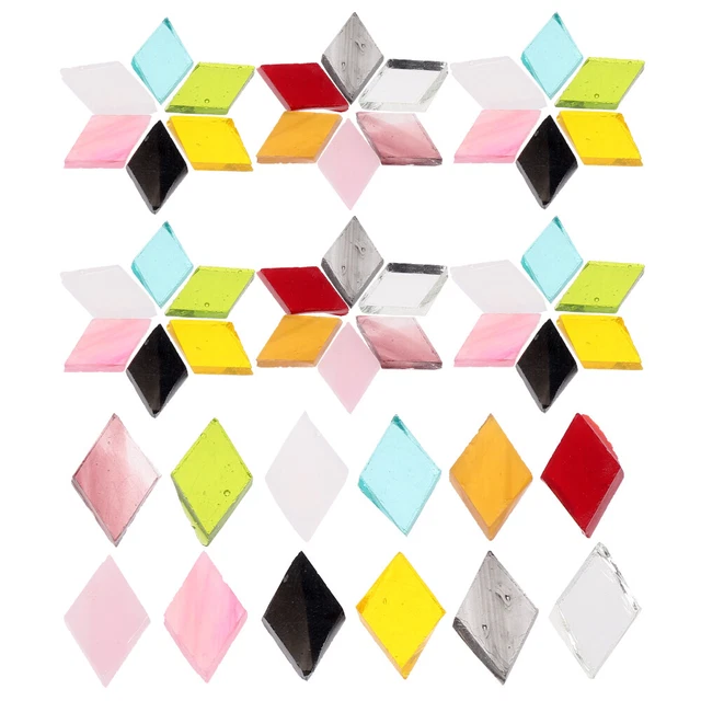 1 Beutel Bastel DIY Mosaikfliesen Glas Mosaikstücke Multifunktion Mosaikfliesen