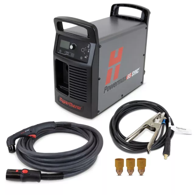 Hypertherm Powermax 65 Sync Plasma Cutter w/25ft Hand Torch (083343)