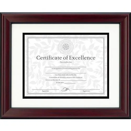 DAX DAX Rosewood and Black Document Frame DAXN3246S1T