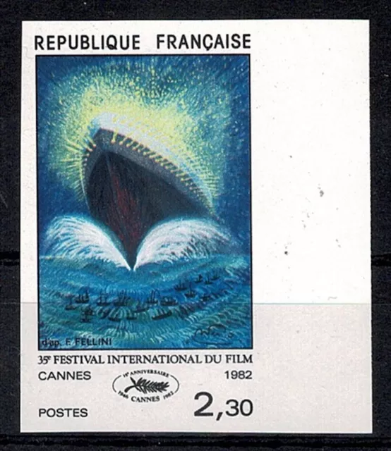 Frankreich Stamp Briefmarke Yvert N° 2212a " Amarcord Cannes Nicht Lace " Neu Xx