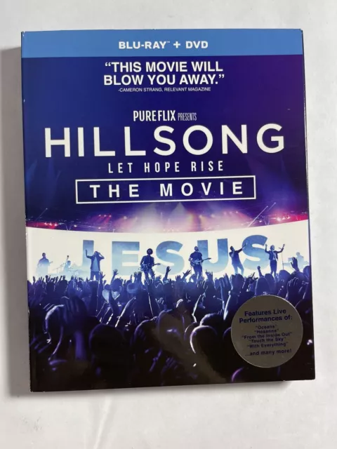 Hillsong Let Hope Rise Movie Blu-Ray+DVD Faith Inspiration Music Christian NEW