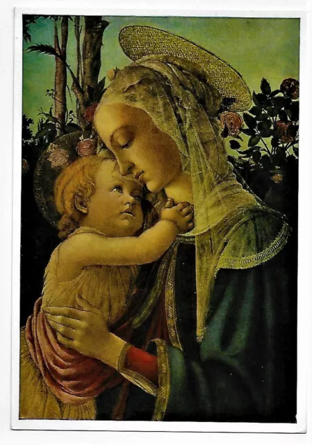 Alte Postkarte Kunst AK Sandro Botticelli Museum Louvre Paris > Madonna <