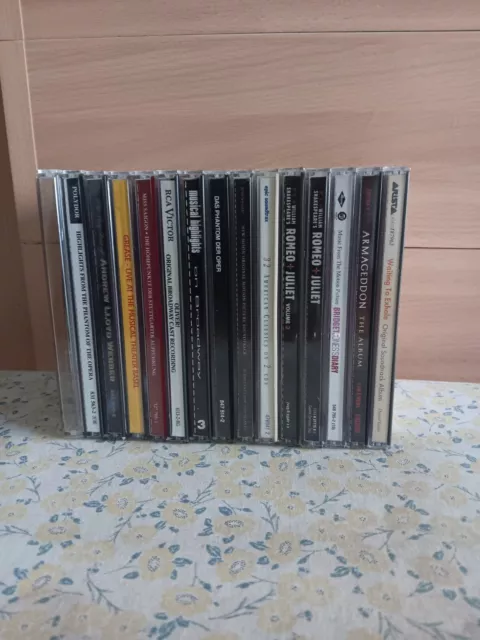 Cd Sammlung Musicals u. Soundtracks 15 Cds