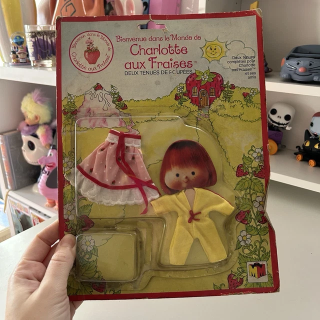 Ensemble de poupées Charlotte aux fraises et citron meringuée vintage des années 1980 - France