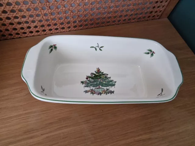 Spode Christmas Tree Loaf Dish UK seller