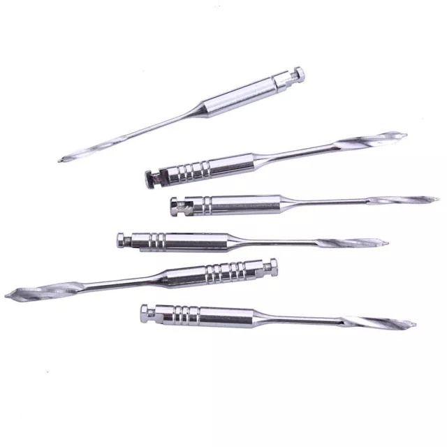 Archivos de conducto radicular endodóntico dental escarpadores/puertas taladros 28/32 mm #1-#6 3