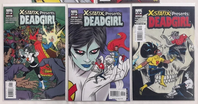 🔥X-Statix Presents Dead Girl #1 2 3 4 5 Complete Lot*(2006, Marvel)*Limited*Nm* 2