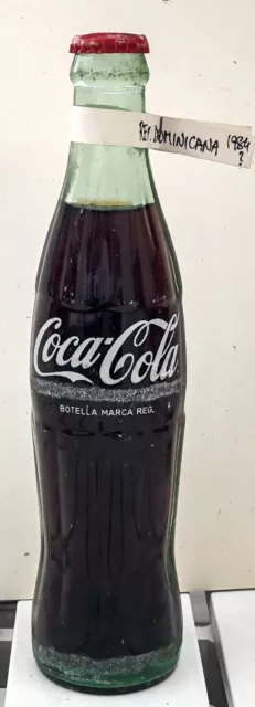 Coca Cola Rep. Dominicana  1984 Bottiglia Vetro