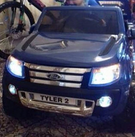 PERSONALISED NUMBER PLATES Fits Ford Ranger Wildtrak Kids Electric Ride