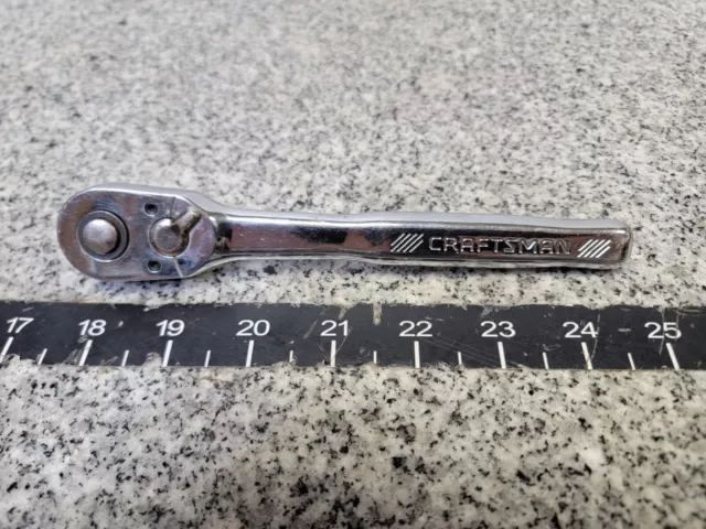 CRAFTSMAN 72-Tooth 3/8-in Drive Quick-Release Ratchet CMMT81748 7" a-x